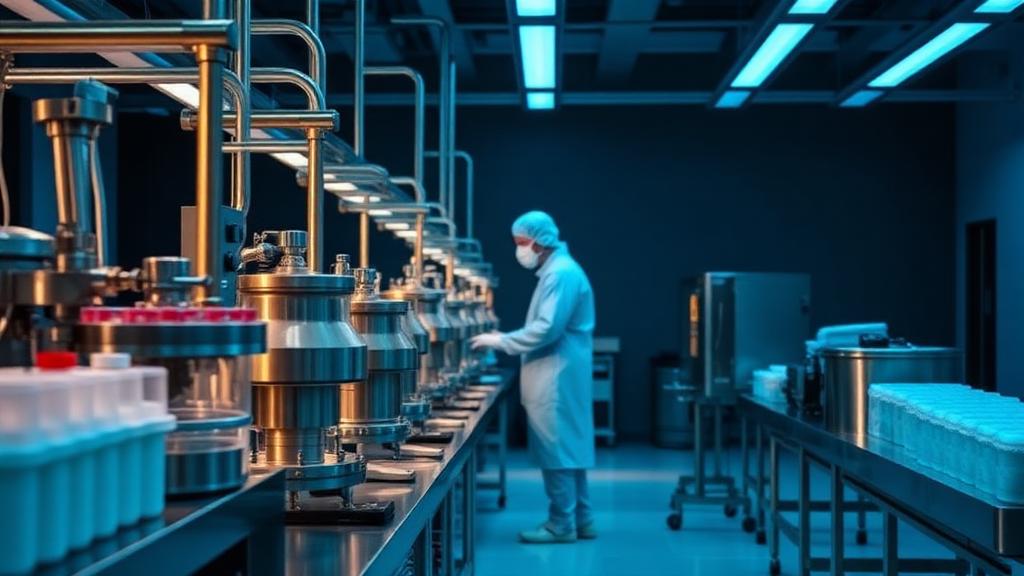 Pharmaceutical cleanroom production line